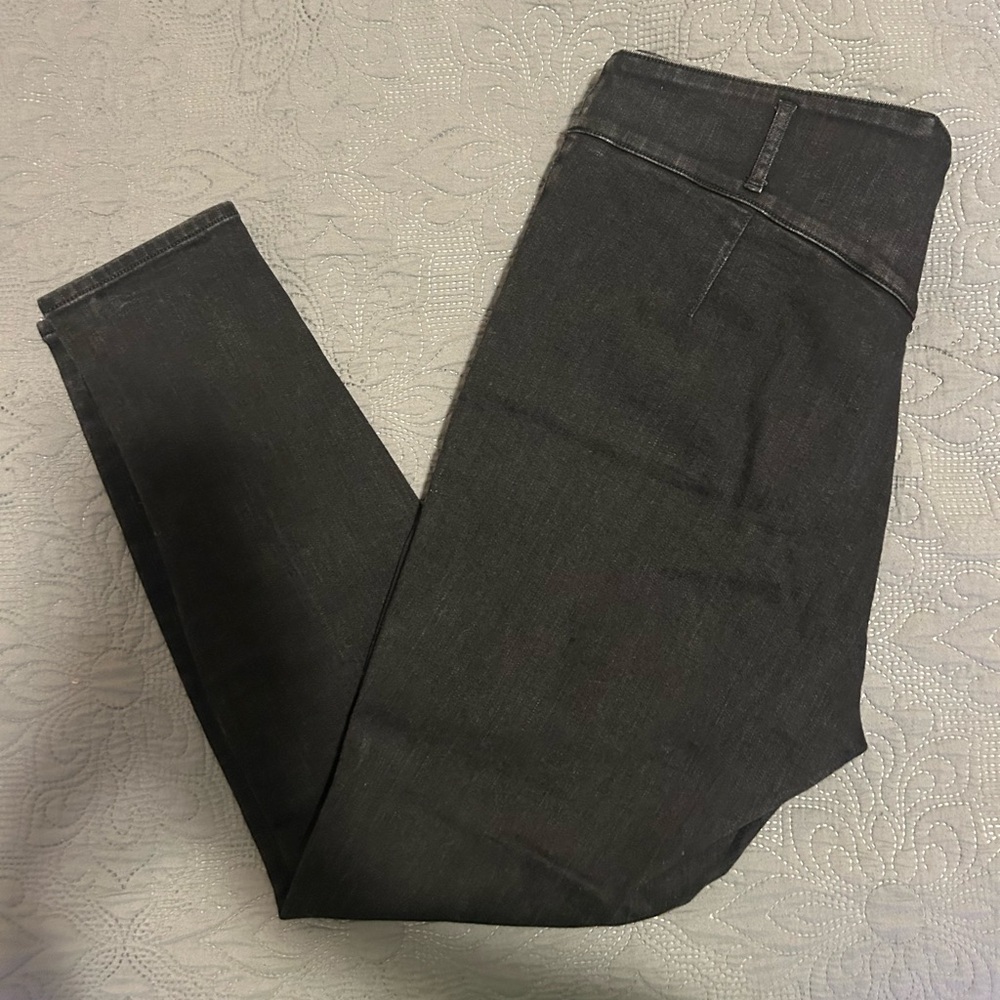 Express High Rise Button Front Jeans - Picture 8 of 15